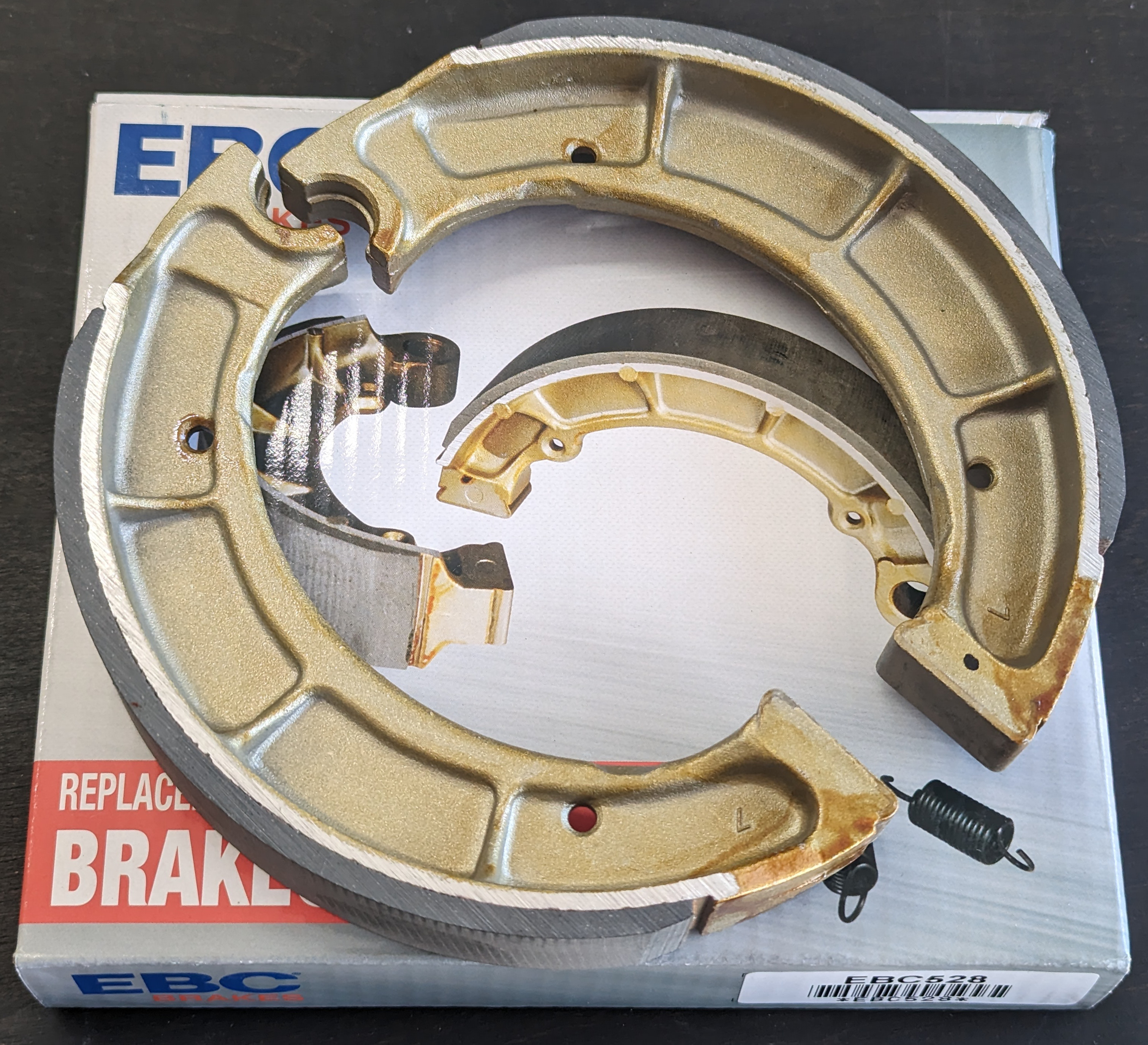 *OPEN BOX* Standard Organic Brake Shoes ONLY - Click Image to Close