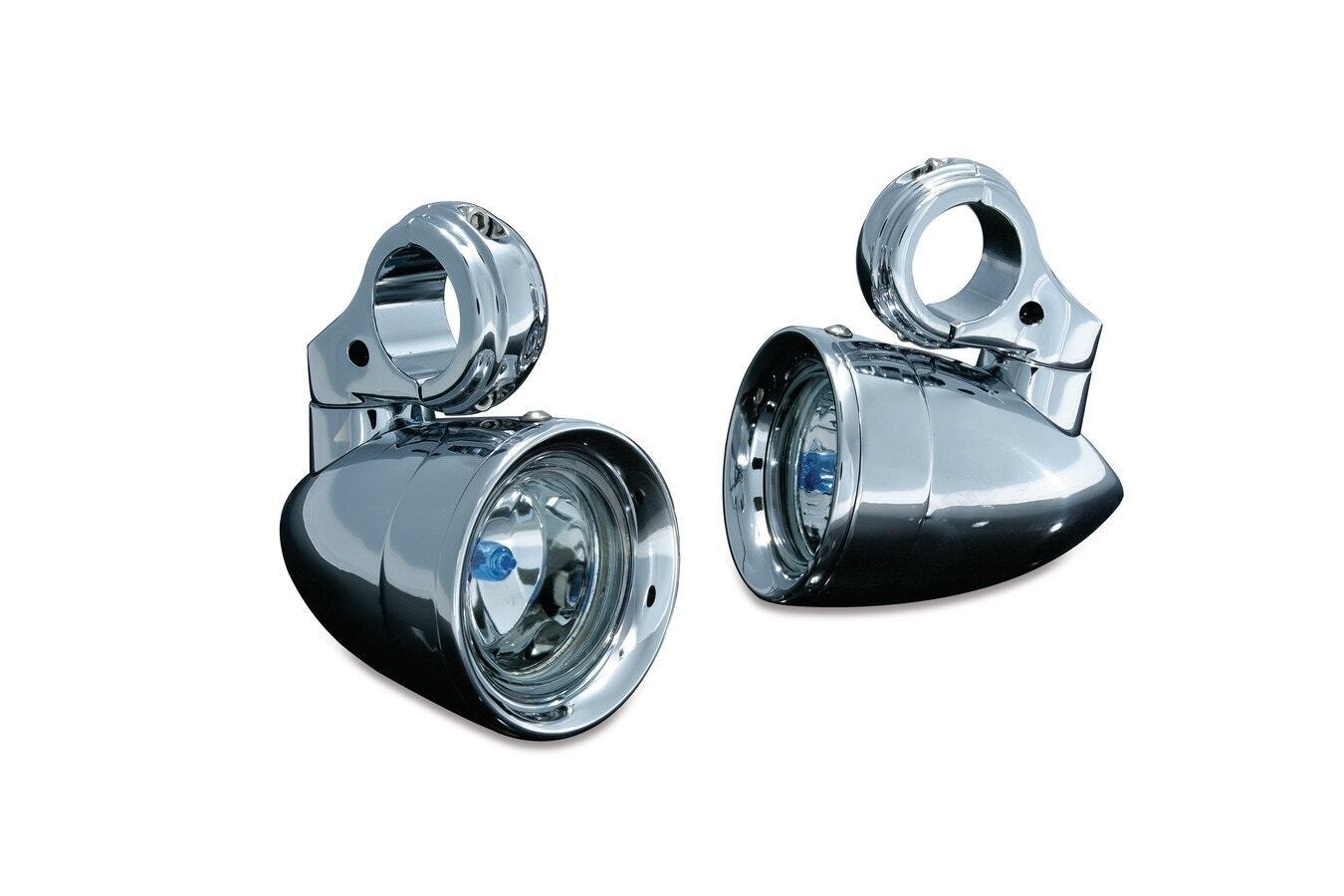 Kuryakyn Engine Guard Mounted Drive Light Chrome for 1-1/4" Bars - Click Image to Close
