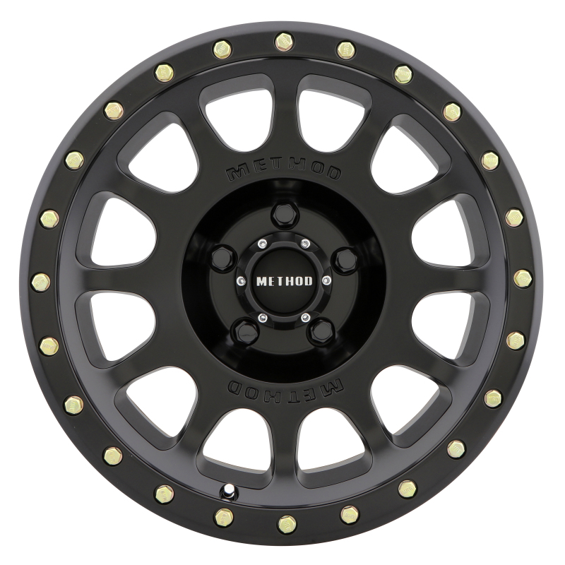 MR305 NV 18x9 +18mm Offset 5x5.5 108mm CB Matte Black Wheel - Click Image to Close