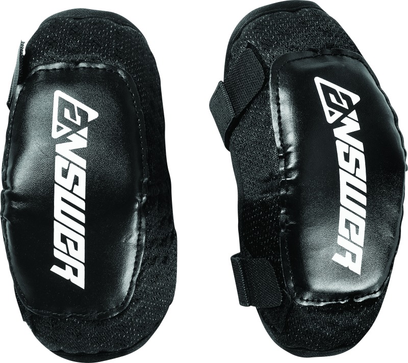 Answer Peewee Elbow Guards Black Small/Medium Youth - Youth elbow protection in S/M Black by Answer - Click Image to Close
