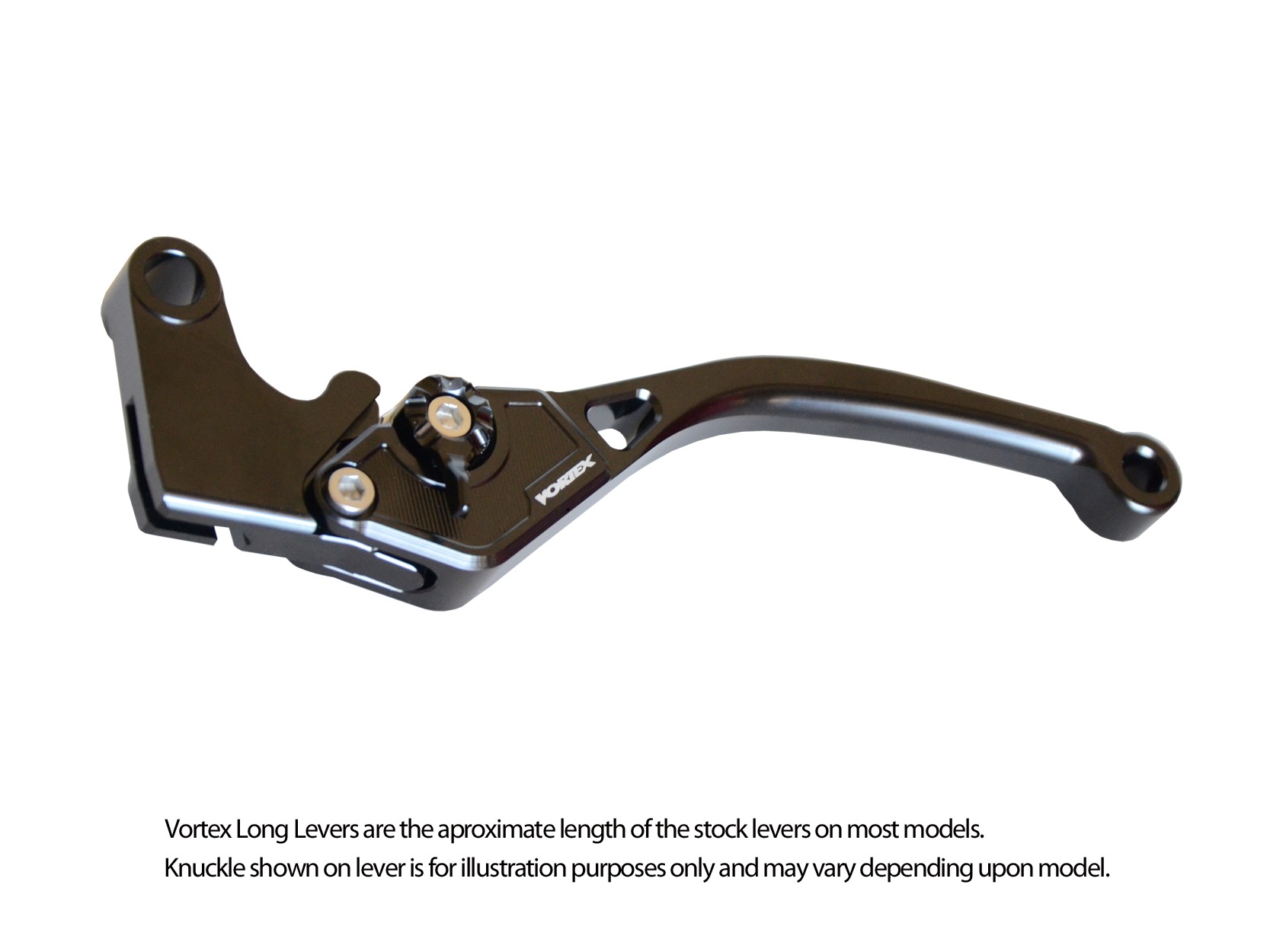 V3 2.0 Black Stock Length Clutch Lever - For 14-17 Ducati 1199 Panigale R/S - Click Image to Close