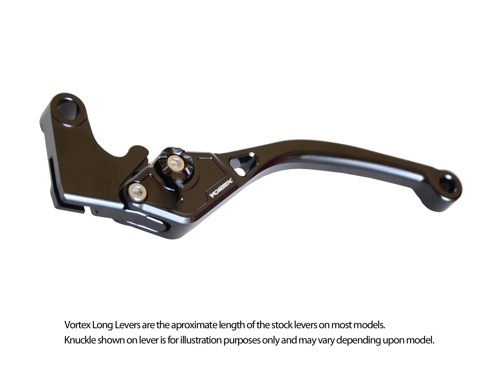 V3 2.0 Black Stock Length Clutch Lever - For 07+ Siver/Dorsoduro - Click Image to Close