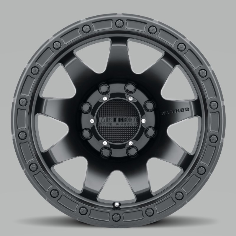 MR317 20x9 +18mm Offset 8x170 130.81mm CB Matte Black Wheel - Click Image to Close
