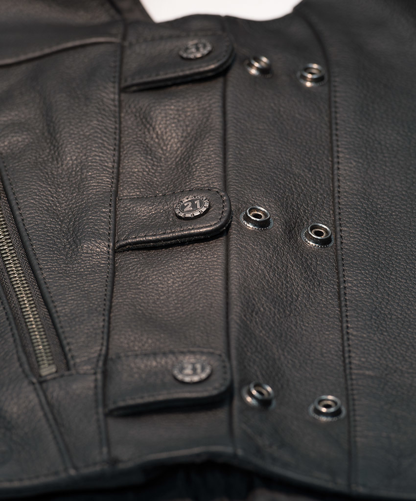 12 Gauge Vest Black Large - Click Image to Close