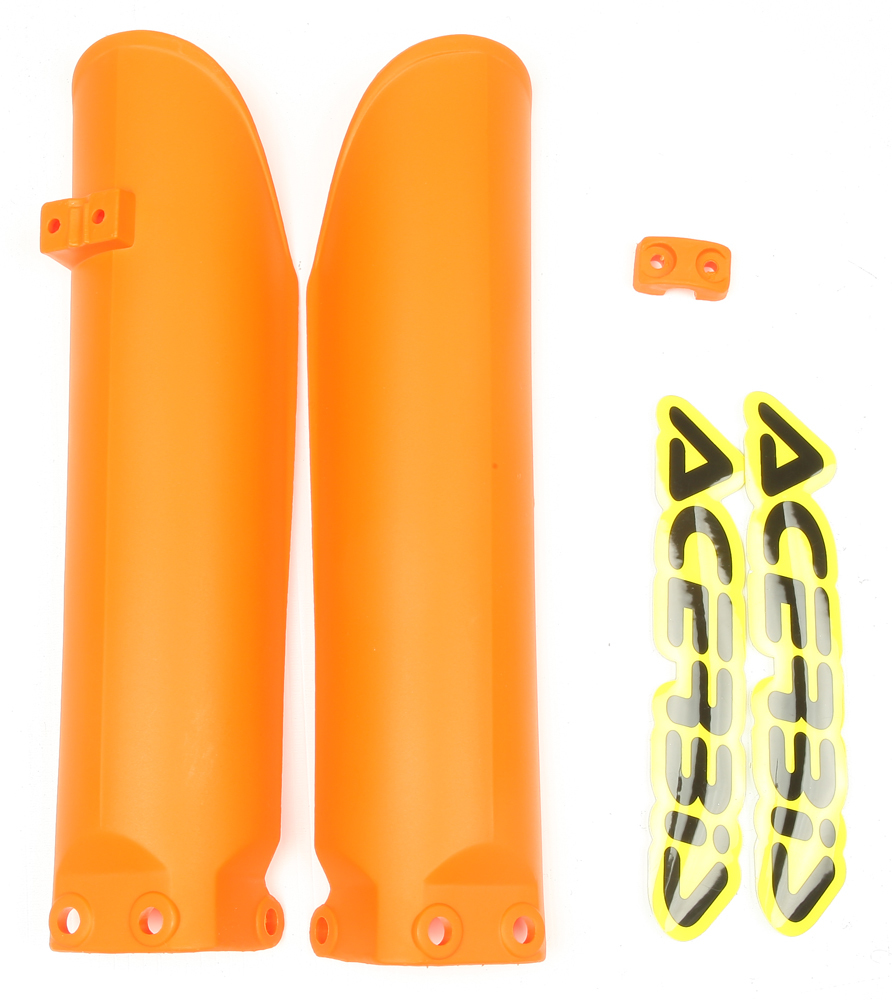 Lower Fork Cover Set - Orange - For 13-17 KTM 85SX/S - Click Image to Close