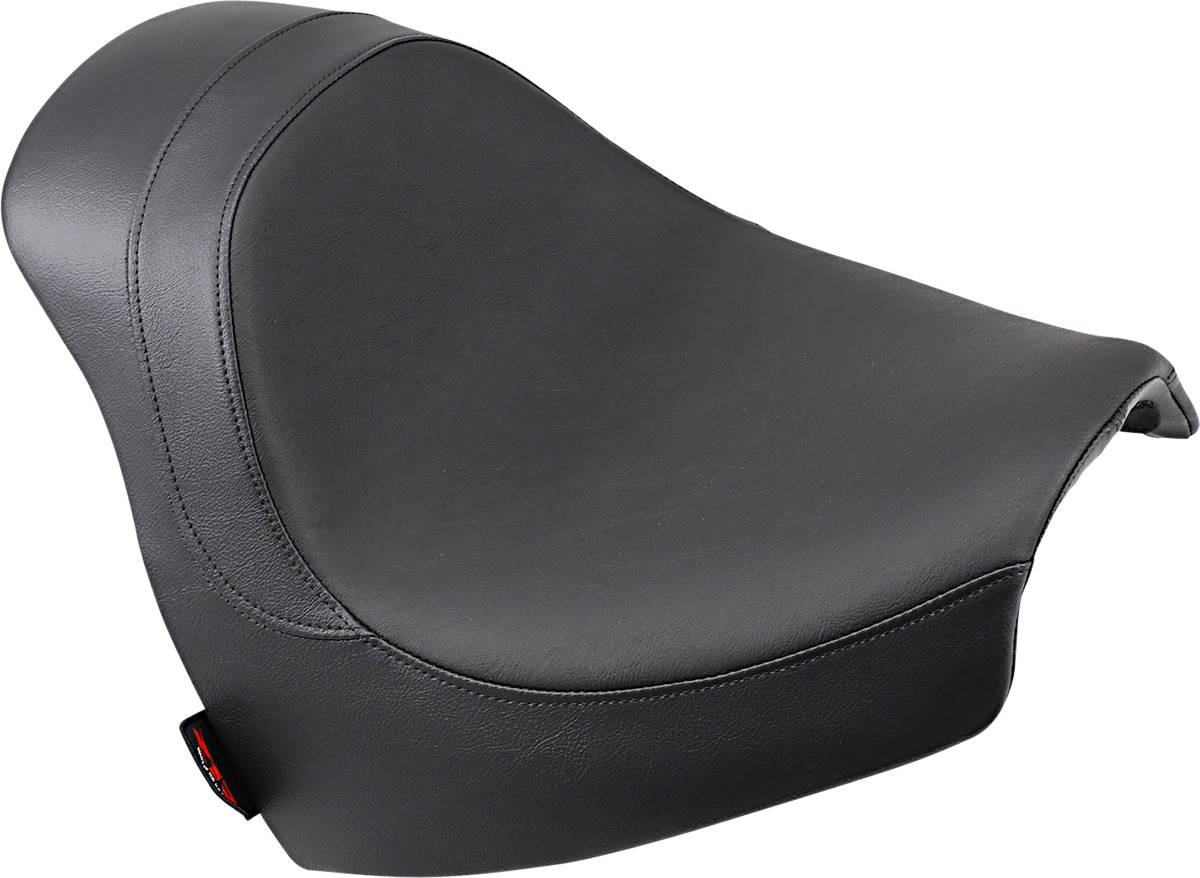 Smooth Vinyl Solo Seat Black Low Profile - For 11-18 Yamaha XVS13 Stryker - Click Image to Close