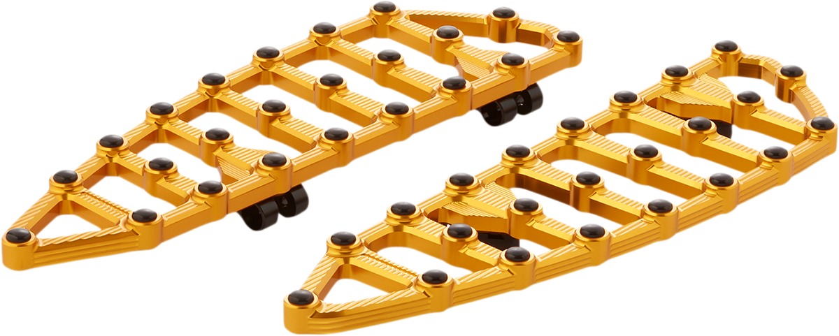 Arlen Ness Gold MX Driver Floorboards - Click Image to Close