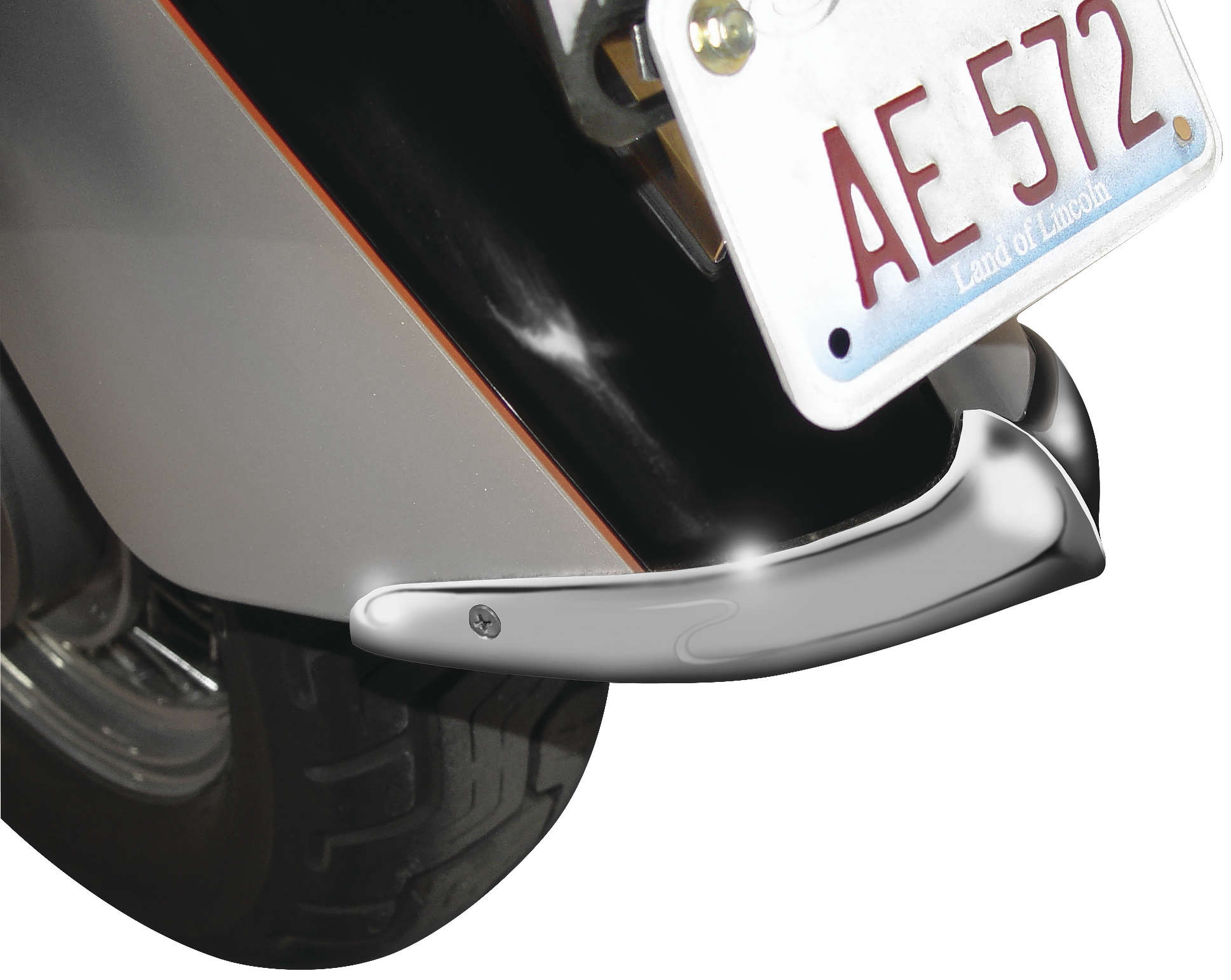 Cast Rear Fender Tip - For 04-15 Honda VT750 Shadow Aero - Click Image to Close