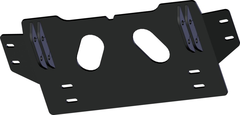 KFI UTV Plow Mount Kit For Can-Am Outlander/Max 500 700 850 1000R - Plow mount kit for Can-Am Outlander/Max 500-1000R - Click Image to Close