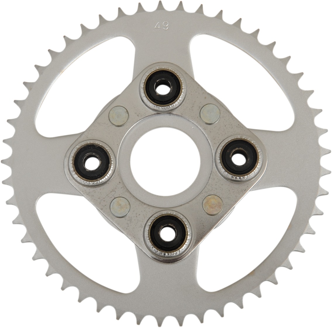 Steel 428 49T Sprocket Steel Raw - For Honda ATC125M ATC110 TRX125 - Click Image to Close