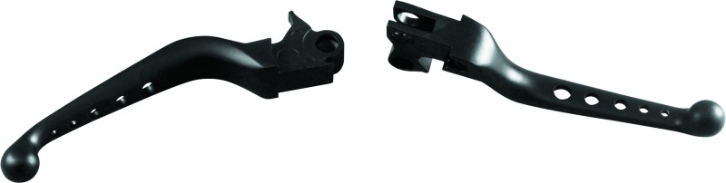 Bikers Choice Black Holed Lever Set For 96-16 Big Twin, 96-03 XL - Black lever set for 96-16 Big Twin, 96-03 XL - Click Image to Close