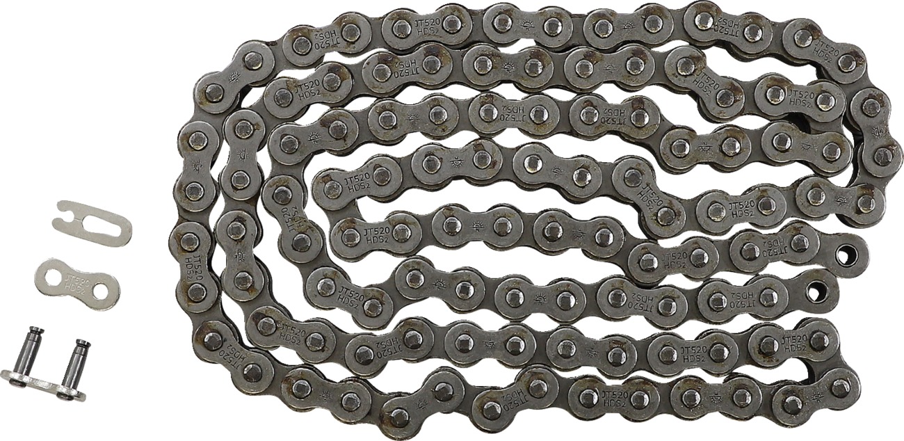 JT Sprockets HDS Super Heavy Duty 520 Chain - 110 Links - Non O-Ring 520 chain with 110 links - Click Image to Close
