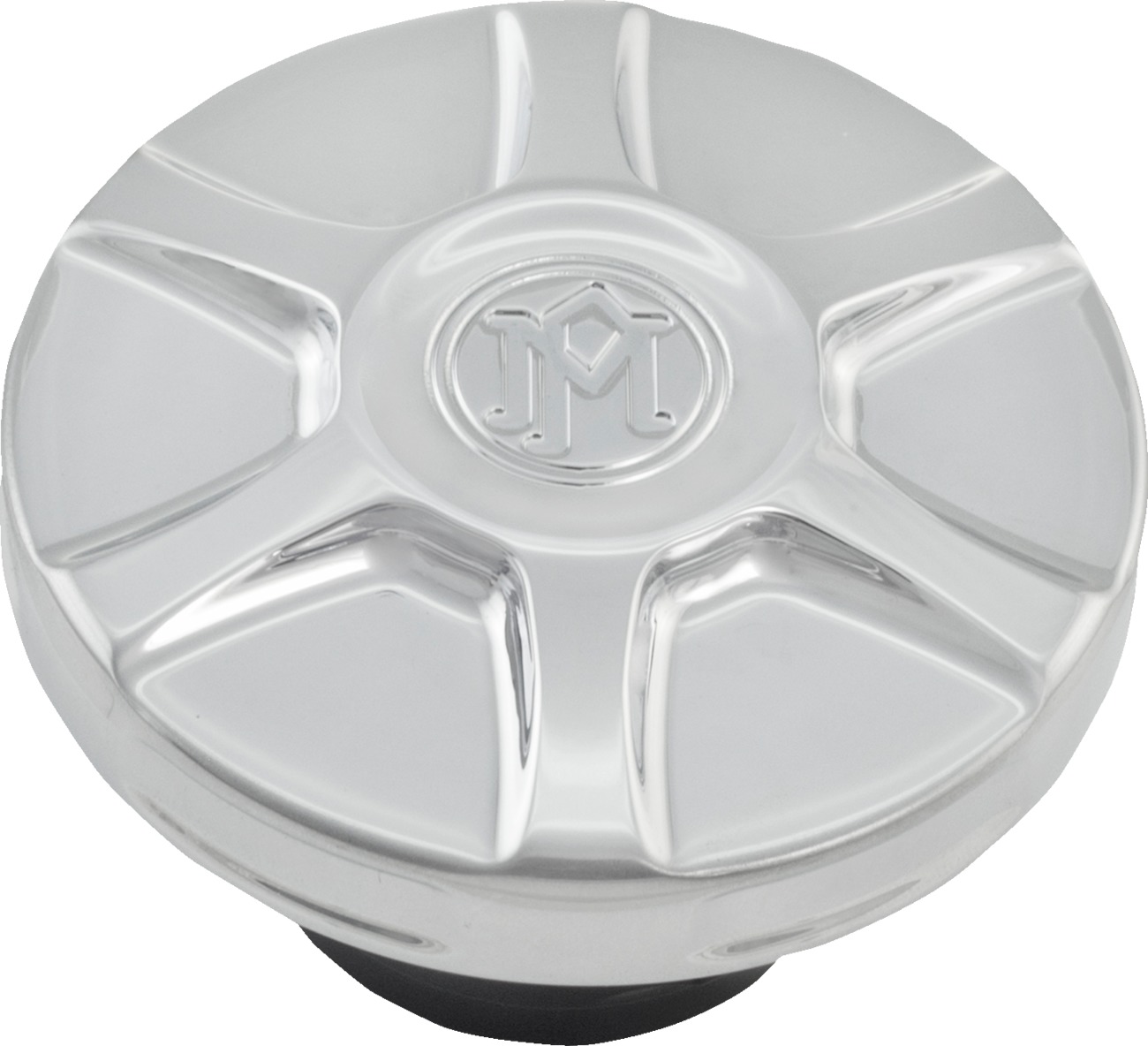 Performance Machine Fuel Cap Array Chrome For 96-23 HD - Click Image to Close