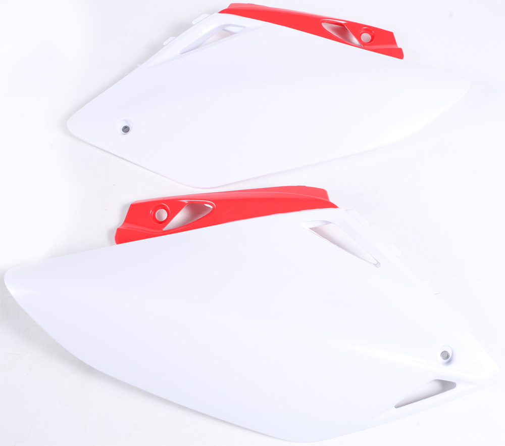 Side Panels - White - For 07-08 Honda CRF450R - Click Image to Close