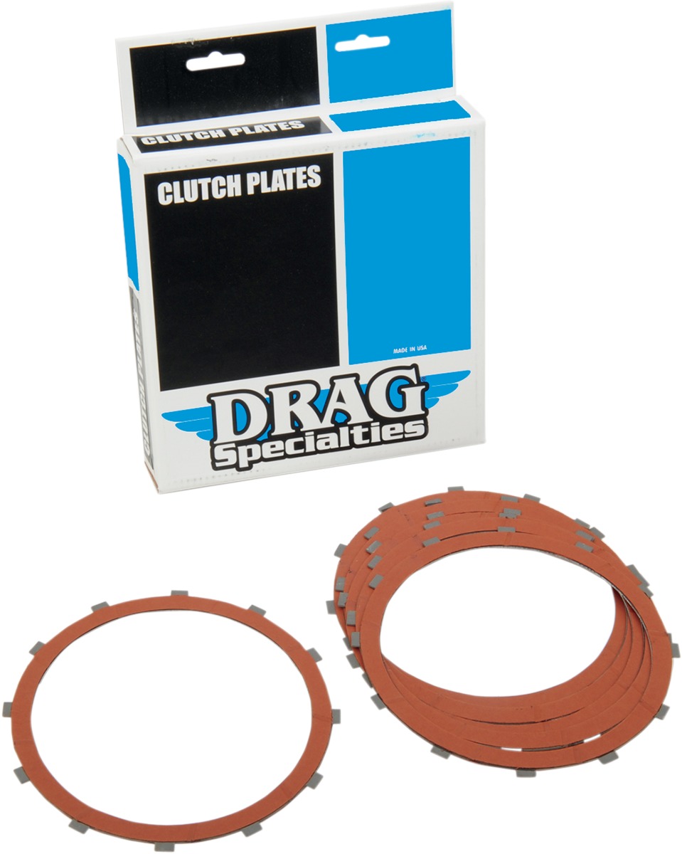 Drag Specialties Clutch Friction Plate Set For Harley-Davidson - Clutch friction plate set For Harley-Davidson models - Click Image to Close