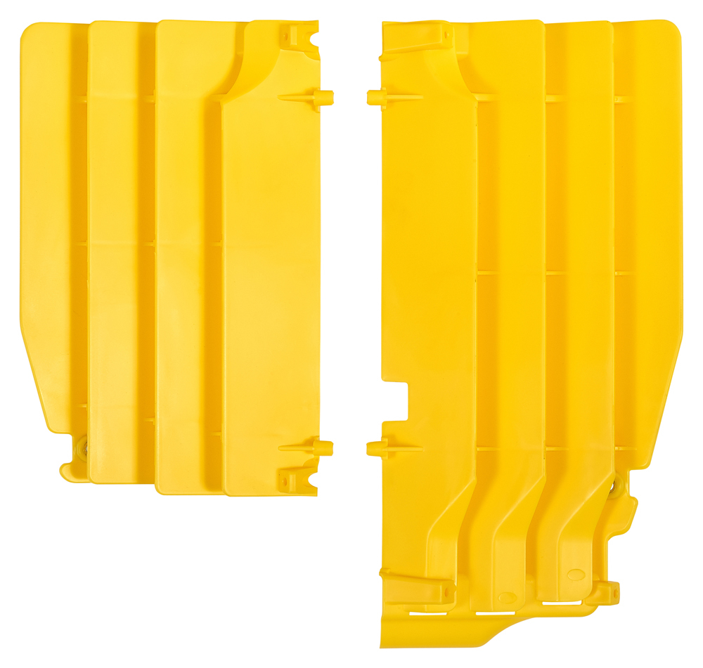 Radiator Louver Cover (Yellow) - For Suzuki 10-18 RMZ250 - Click Image to Close