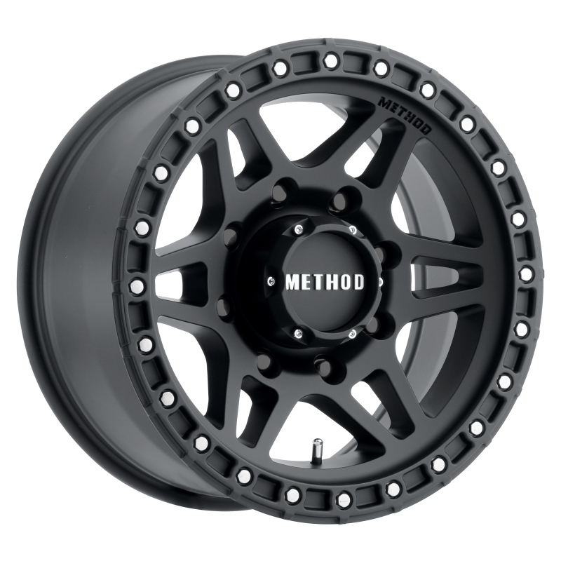 MR312 18x9 +18mm Offset 8x170 130.81mm CB Matte Black Wheel - Click Image to Close