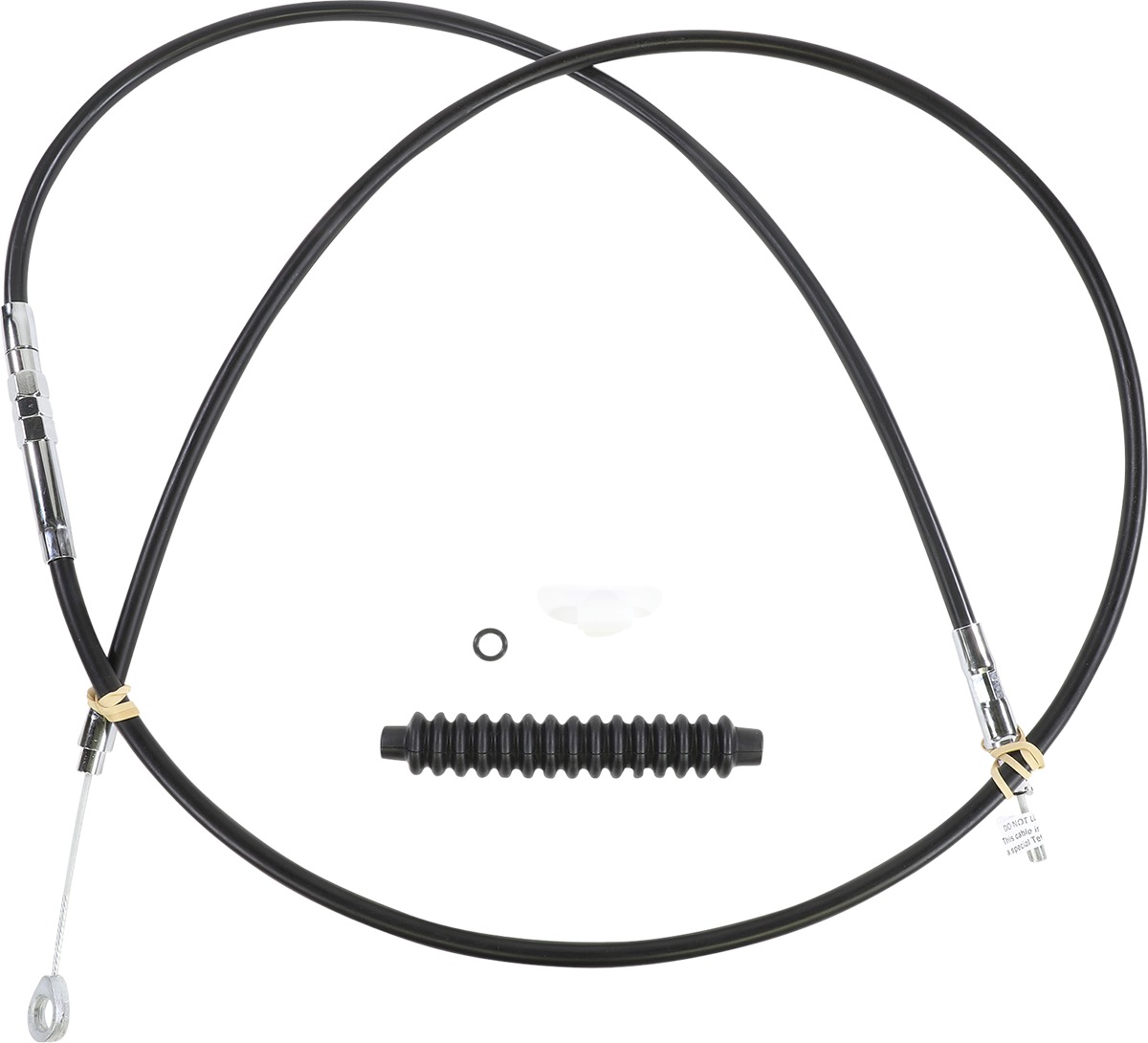 Drag Specialties High-Efficiency Black Vinyl Clutch Cable For Harley-Davidson - Click Image to Close