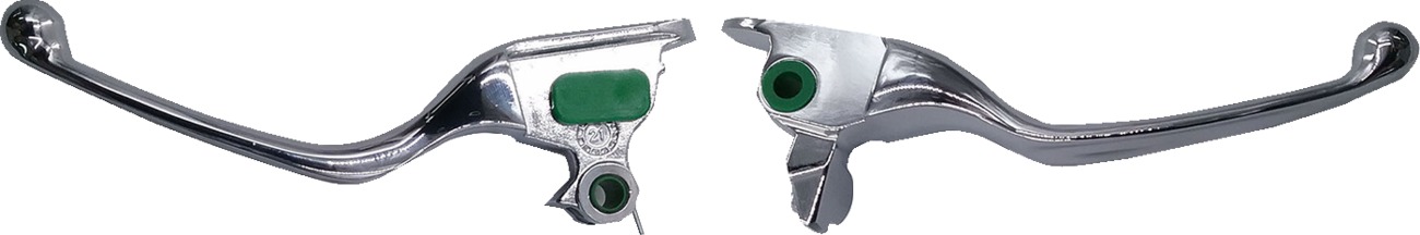 Drag Specialties Wide Blade Lever Set Chrome For Harley Touring Models - Click Image to Close