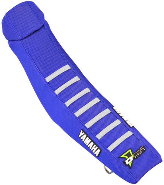 Gripper Seat Cover 17Star Blue/White - For 14-18 Yamaha WR YZ - Click Image to Close