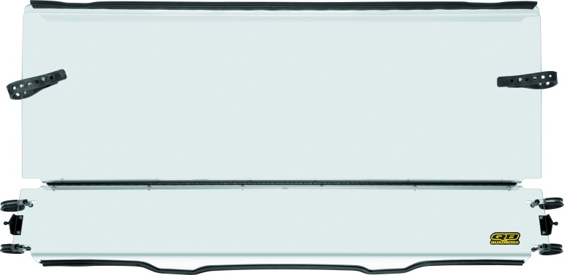 QuadBoss Folding Windshield 0.177" with Hardware Fits 13-21 Yamaha Viking VI - Click Image to Close