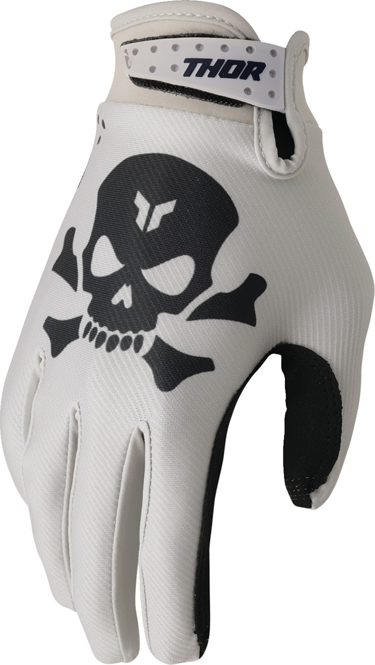 THOR LAUNCHMODE Gloves Men's M Sand/Black - Men's off-road gloves in Sand/Black, size M - Click Image to Close