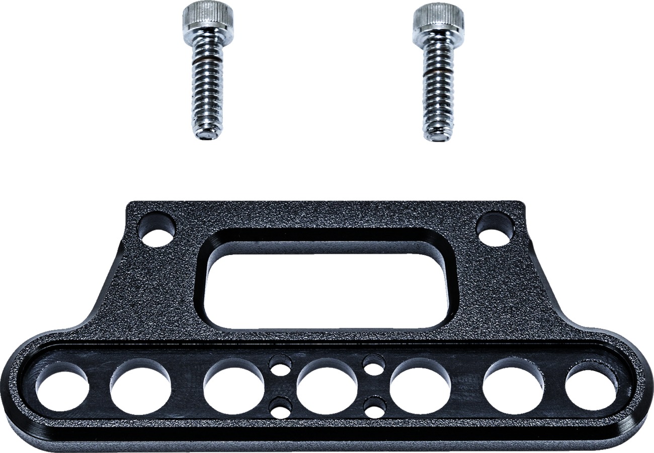 Performance Machine Warning Light Relocation Kit Black Ops - For Performance Machine Phatbar & Riser Kits - Click Image to Close