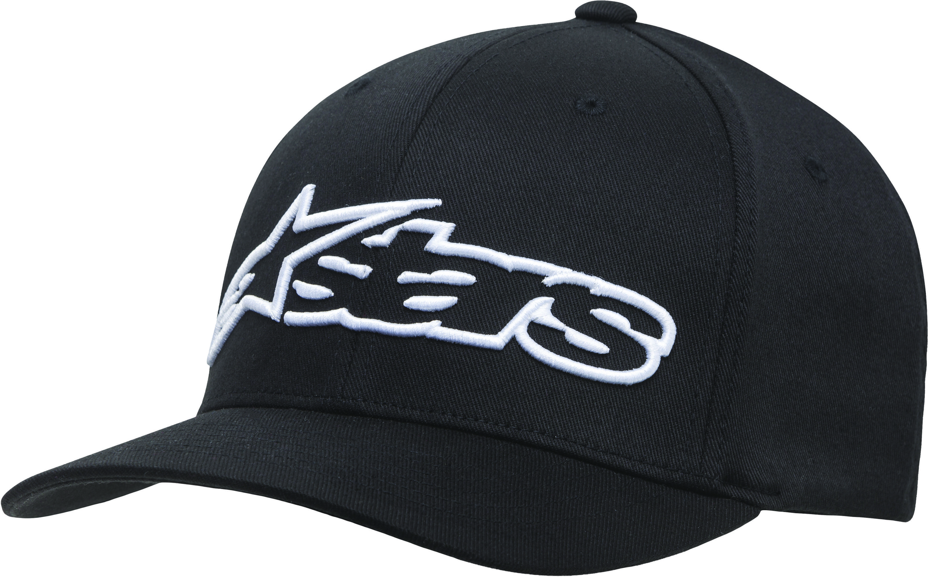 Blaze Flexfit Hat Black/White Small/Medium - Click Image to Close