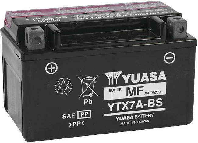 AGM Maintenance Free Battery YTX7A-BS - Click Image to Close