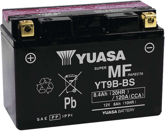 AGM Maintenance Free Battery YT9B-BS - Click Image to Close