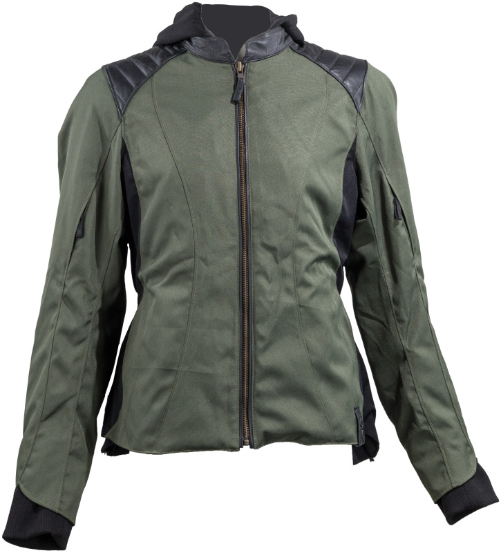 Speed and Strength Daydream Textile Jacket Olive Black Womens Large - Textile riding jacket, Olive/Black, Womens Large - Click Image to Close