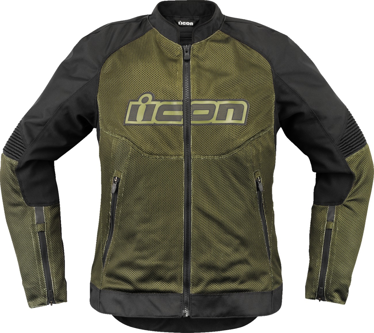 ICON Women's Overlord3 Mesh Jacket 2XL Green/Black - Breathable mesh jacket for women - Click Image to Close