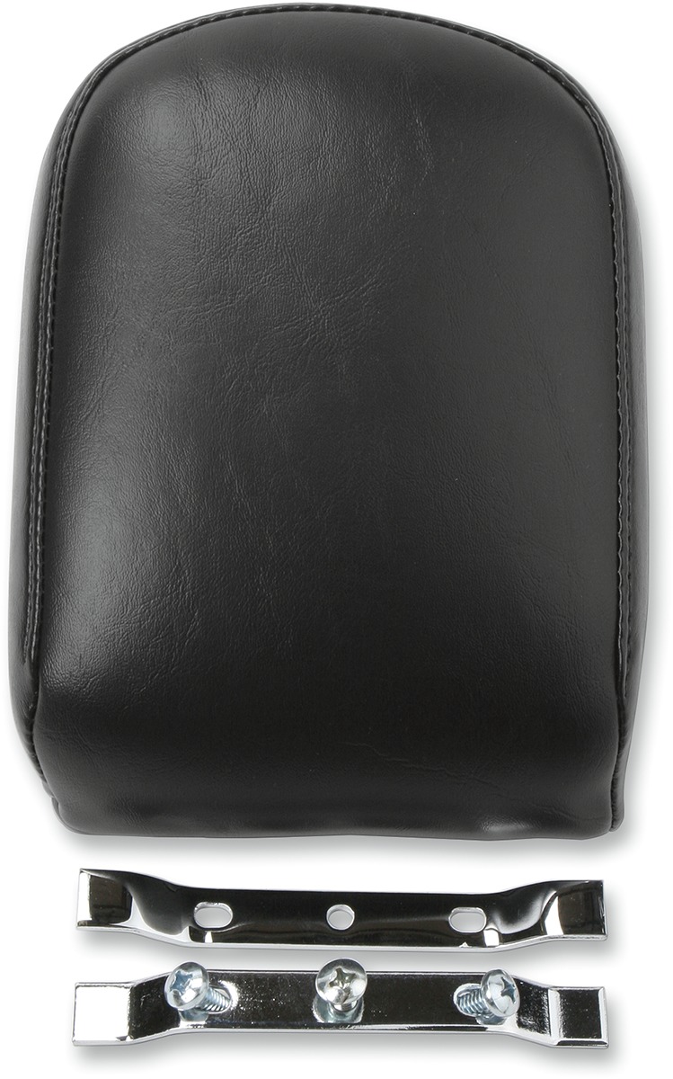 Le Pera Plain Sissy Bar Pad Black 8in x 5.5in - Click Image to Close