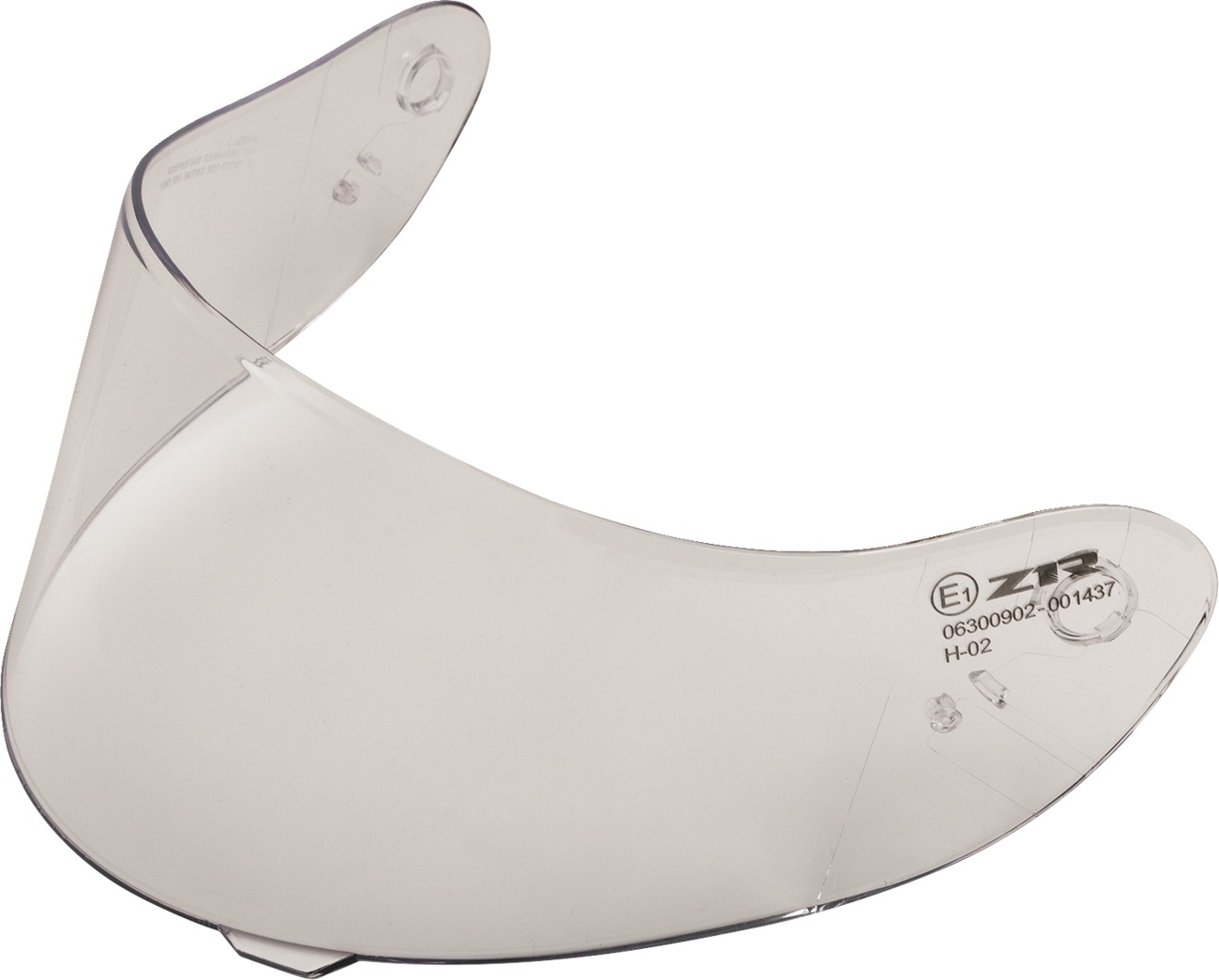 Z1R Youth Warrant 2.0 Helmet Shield Clear - Clear replacement shield for Warrant 2.0 youth helmet - Click Image to Close