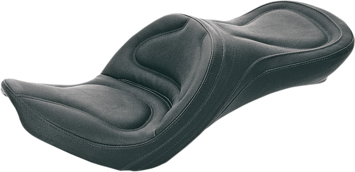 Saddlemen Explorer Seat without Backrest Black For Harley-Davidson - 2-up touring seat For Harley-Davidson models - Click Image to Close