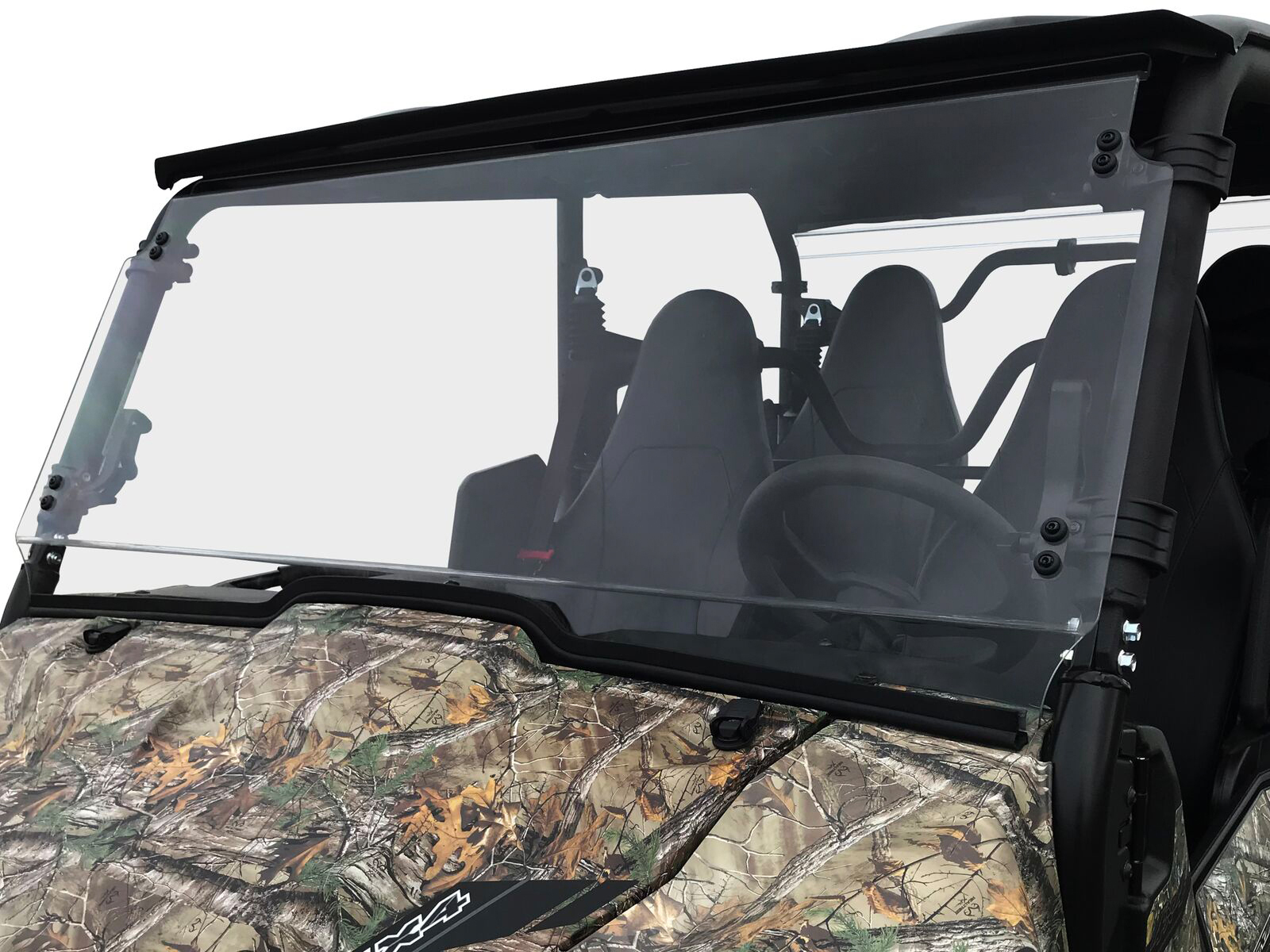 D-2 Full Tilting Windshield - For 18-19 Yamaha YXE850 Wolverine - Click Image to Close