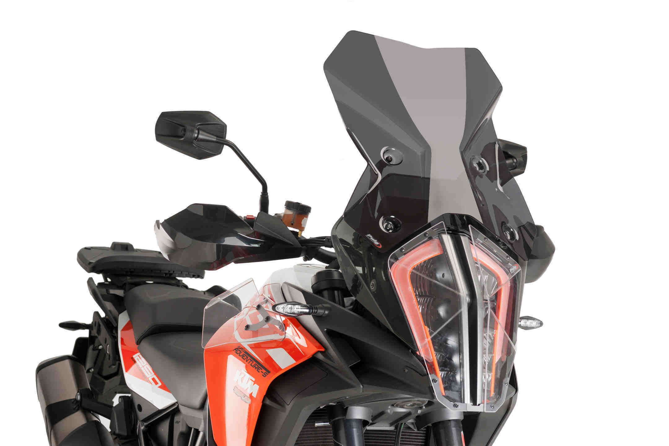 Puig Touring Windscreen Dark Smoke For KTM 1290 Super Adventure 17-20 - Click Image to Close