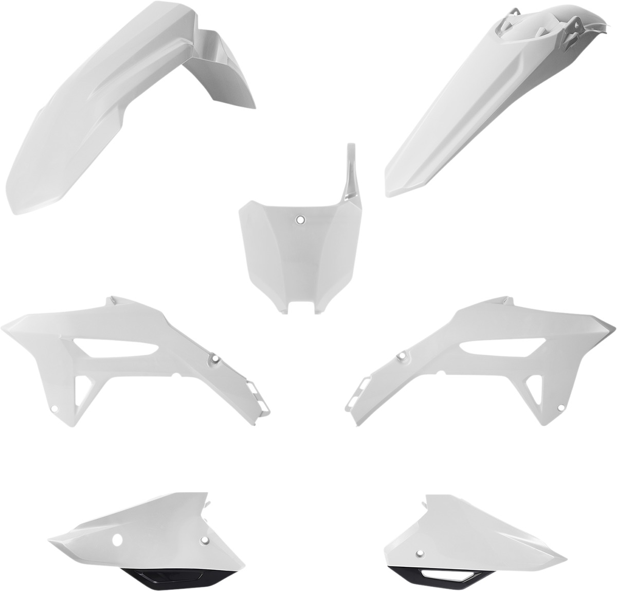 Replica Body Kit - White/Black - For 2021 Honda CRF450R - Click Image to Close