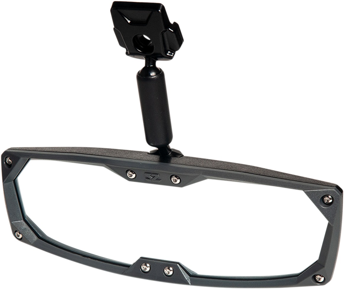 Halo R Rear View Mirror 1.75" Tube Clamp - Gray Bezel - Click Image to Close