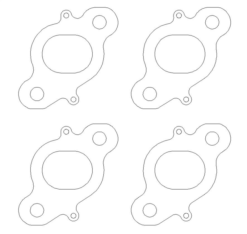 Cometic .030" DOHC Exhaust Gasket Set (4pcs) Fits Nissan CA18DE/CA18DET - Click Image to Close