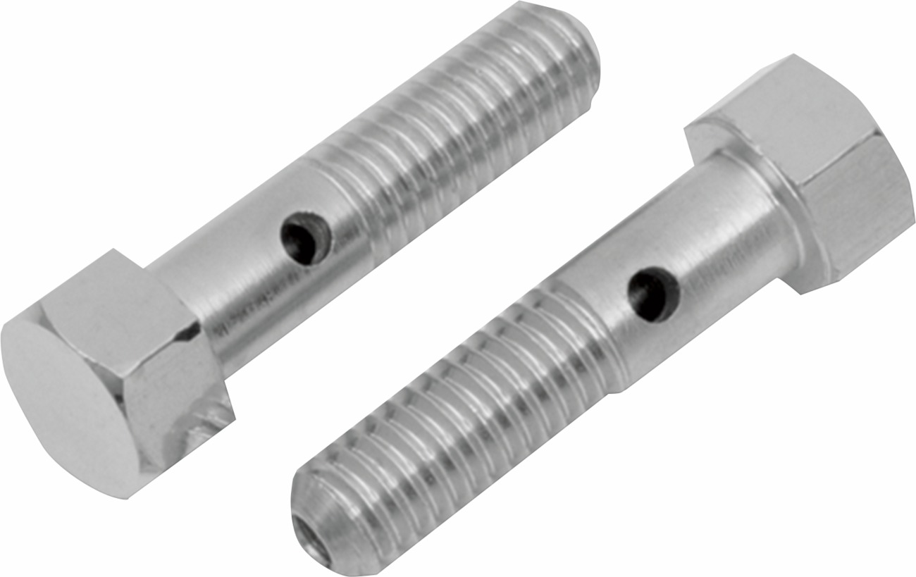 Drag Specialties Breather Bolts Chrome 2 Pack For Harley-Davidson - Chrome breather bolts 2 pack For Harley-Davidson - Click Image to Close