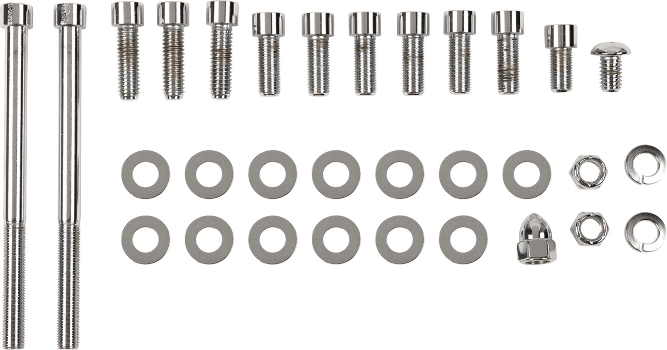 Drag Specialties Motor Mount Bolt Set Chrome For Harley-Davidson Sportster - Motor mount bolt set For Harley-Davidson Sportster - Click Image to Close