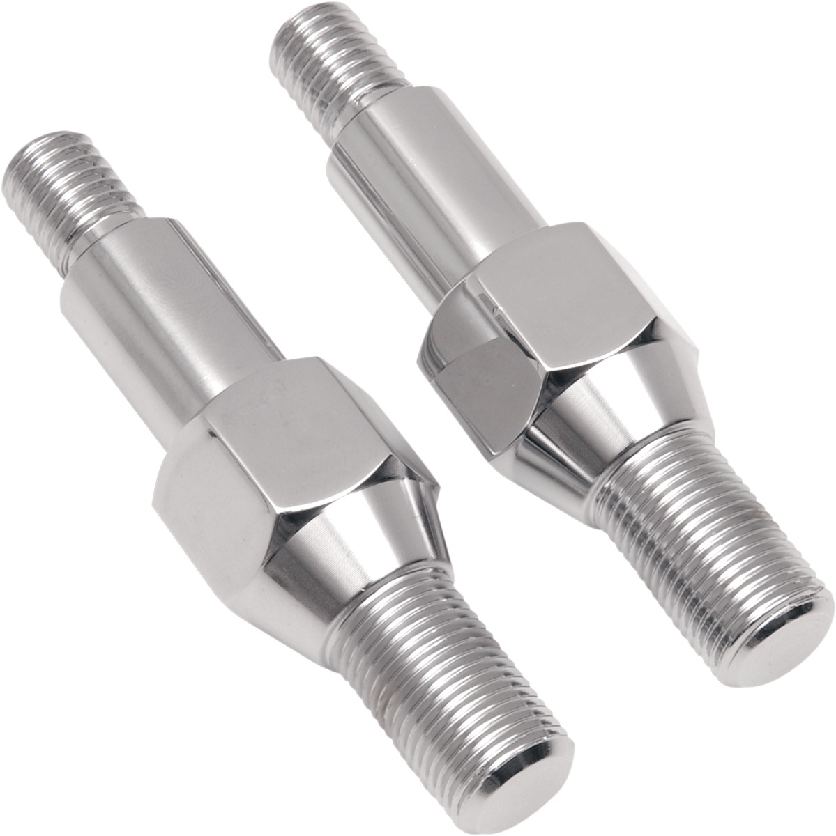 Drag Specialties Handlebar Riser Studs Chrome For Harley Springer Softail - Click Image to Close