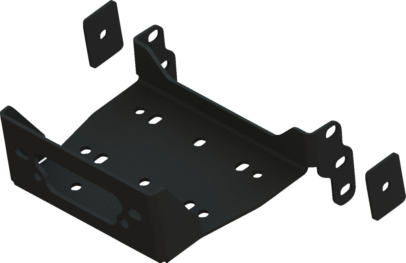 KFI Winch Mount 101515 Fits 14-23 Yamaha Viking & 16-19 Wolverine - Click Image to Close