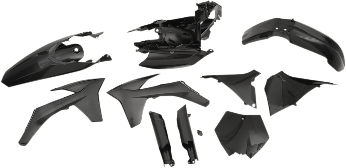 Acerbis Full Plastic Kit Black Fits KTM - Click Image to Close
