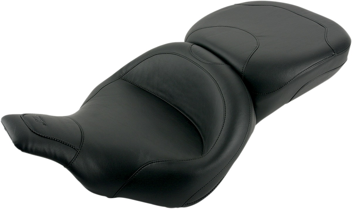 Mustang One-Piece Regal Ultra Touring Seat Smooth 97-07 Fits FLHT/FLHR - Click Image to Close