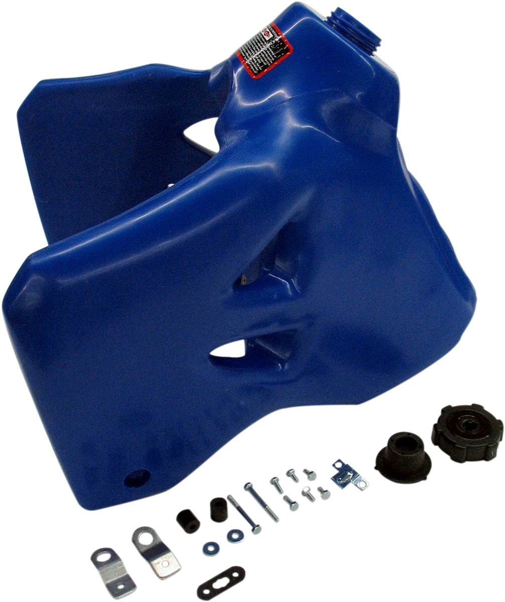 IMS Large Capacity Blue Gas Tank 4 Gal Bolt-On For Suzuki DR-Z400/KLX400 - Fits Suzuki DR-Z400, DR-Z400S, DR-Z400SM, KLX400 - Click Image to Close