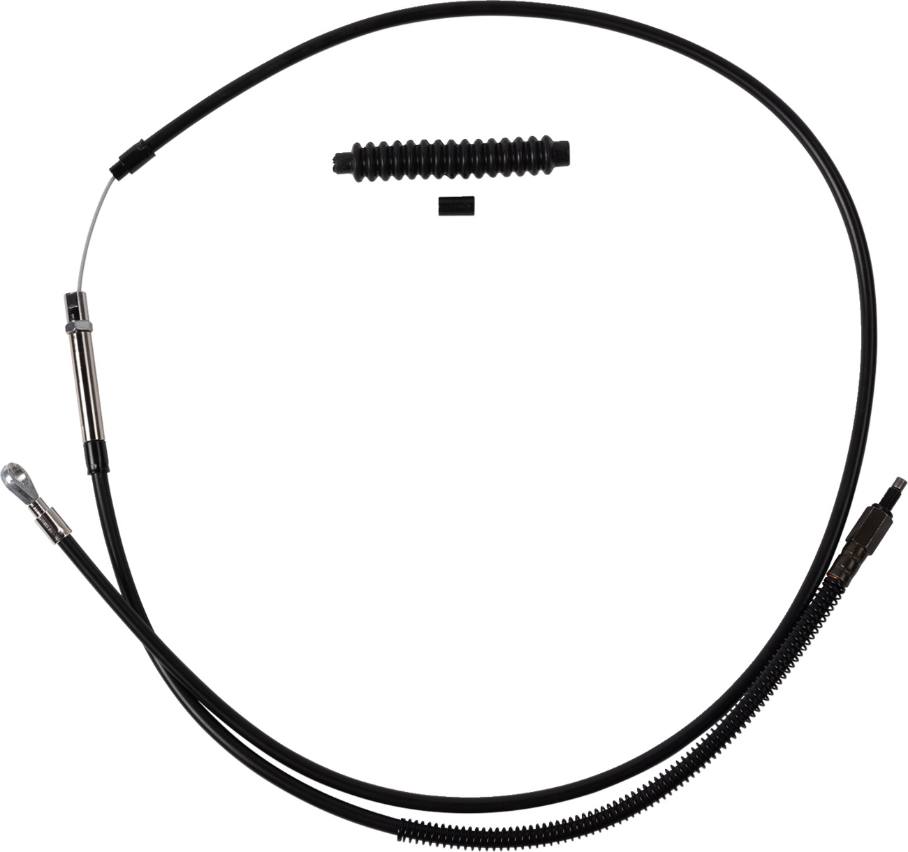 Barnett High-Efficiency Black Vinyl Clutch Cable +6in For Harley FLRT/FLHR - Clutch cable +6in, For Harley FLRT/FLHR/FLHRXS - Click Image to Close