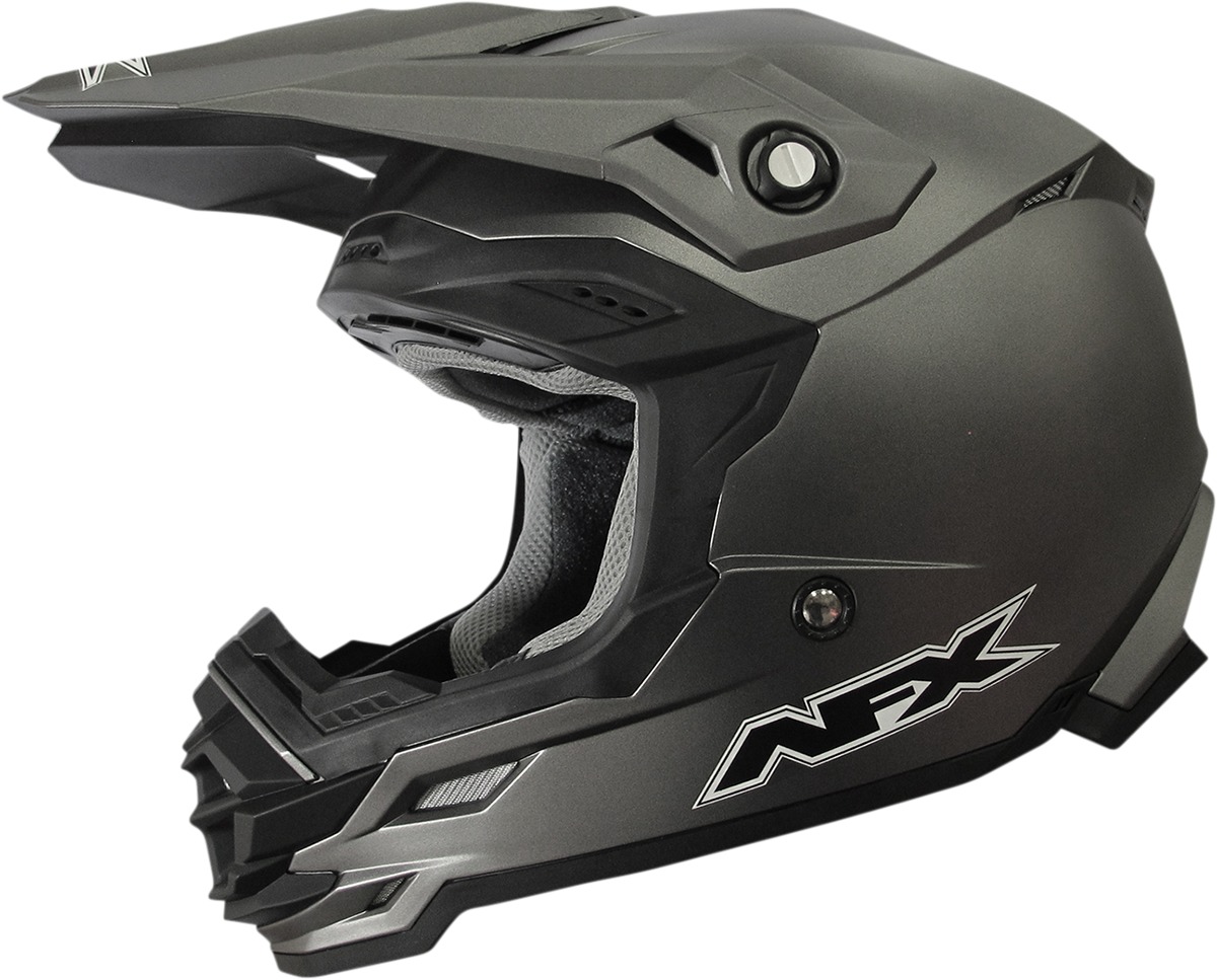 FX-19R Full Face Offroad Helmet Matte Gray 2X-Large - Click Image to Close