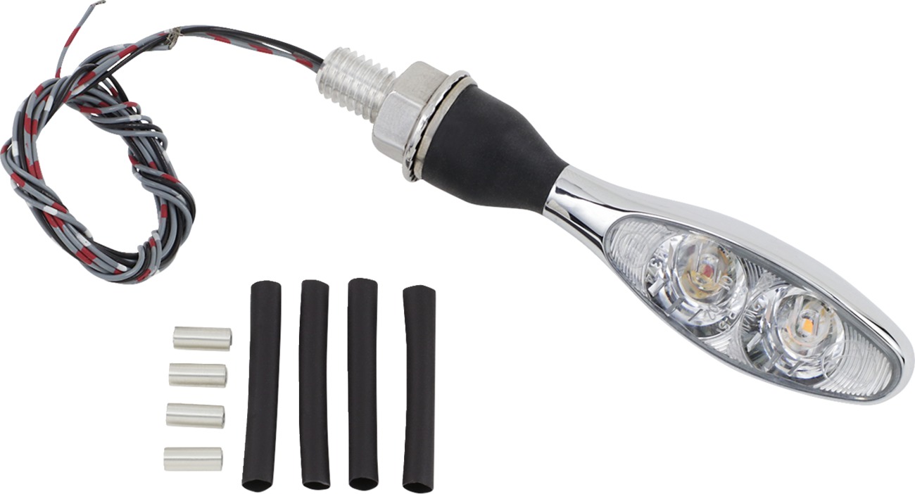 Kuryakyn Micro 1000 Dual Function Marker Light Chrome - Click Image to Close